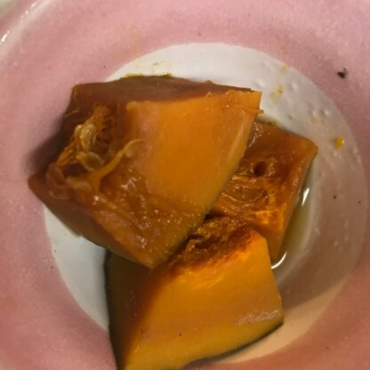 レンジで出来るなんて驚きです！
味も美味しかったし、これからかぼちゃの煮物はレンジですね( ´艸｀)